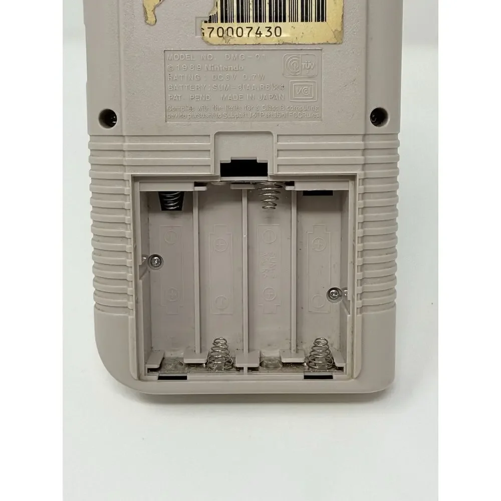 Nintendo Game Boy DMG Gray Handheld Console Tested